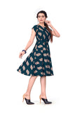 Luxurious Printed American Crepe Kurti