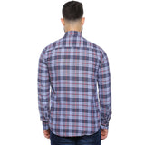 Campus Sutra Cotton Blend Checkered Full Sleeves Casual Shirt
