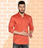 UrGear Cotton Solid Full Sleeves Regular Fit Mens Casual Shirt