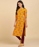 Delicate Printed American Crepe Kurti